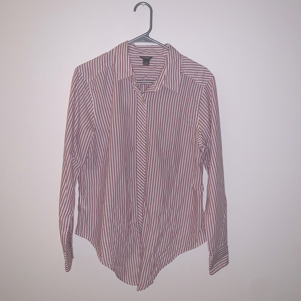 Eddie Bauer Tie-Up Blouse
